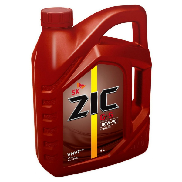 Трансмиссионное масло Zic G-5 80w90 синтетическое (4 л)